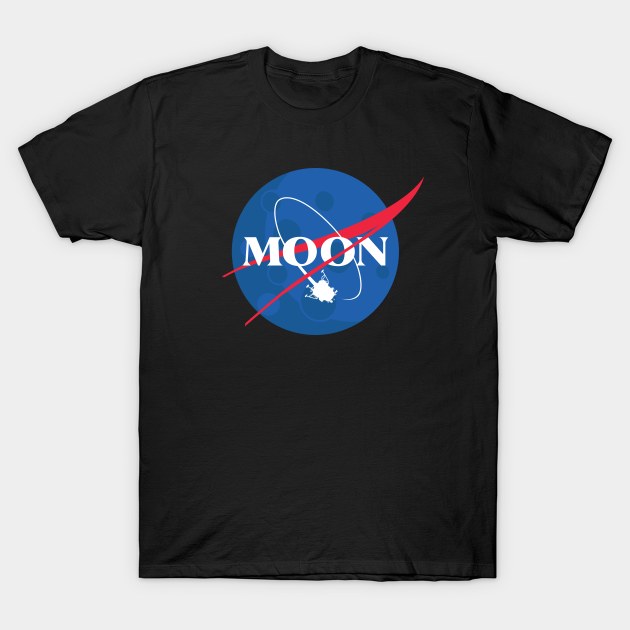 Moon (Apollo 11 tribute) T-Shirt by Bomdesignz